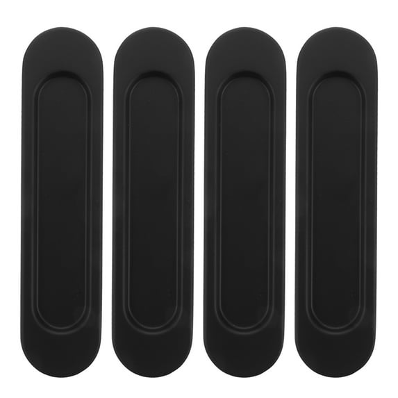 REACHISE 4pcs Shower Sliding Door Handle Recessed Door Handle Stick On Handle For Cabinet