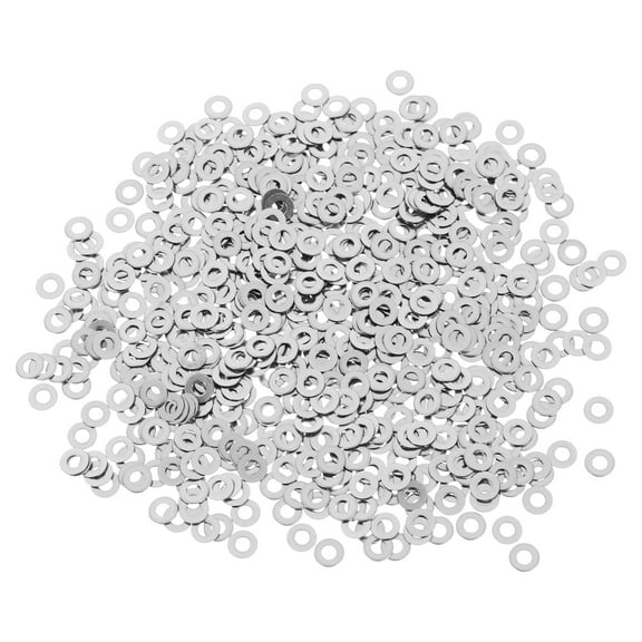 REACHISE 500pcs Stainless Steel Washer for Screw Assortment Fastener Washer Machine Spring Washer