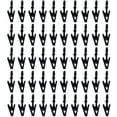 thumbnail image 1 of REACHISE 50Pcs Rotatable Plastic Hooks Multifunctional Swivel Curtain Clips Coat Hooks, 1 of 9