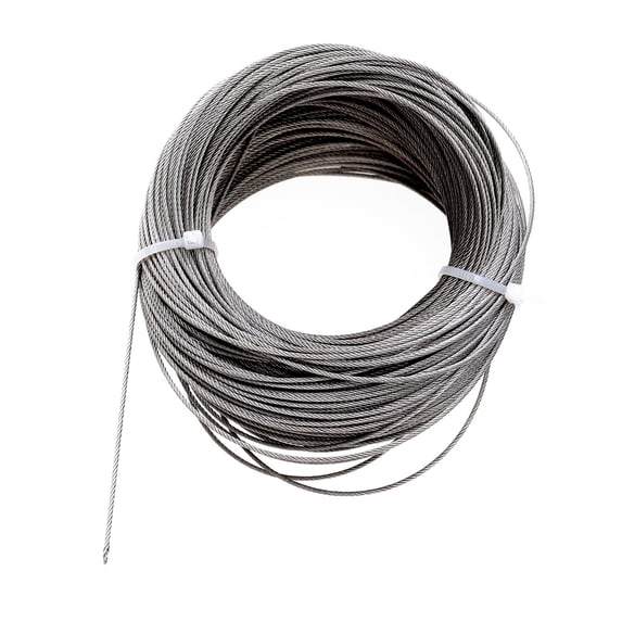REACHISE 50m Stainless Steel Laundry Clothesline Wire Rope Hard Sturdy 1PC
