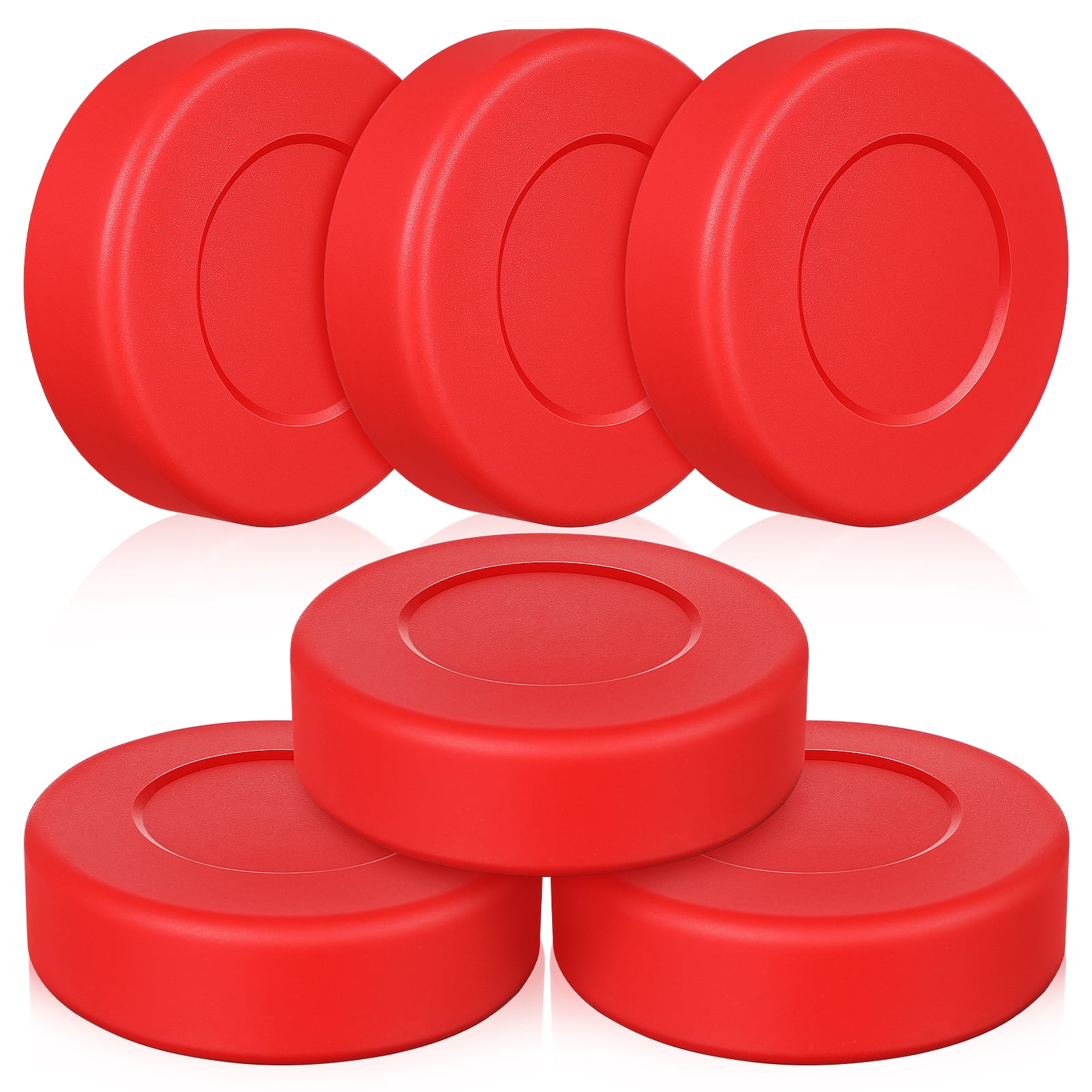 Pvc Puck WEUVEB PVC Ice Hockey Pucks Matte Design for Reliable Performance 6Pcs ...
