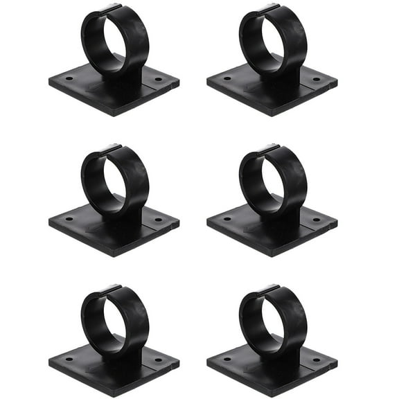 REACHISE 6pcs Microphone Mount Clips Microphone Holder Clip Mic Adhesive Mount Holder (Adhesive Excluded)