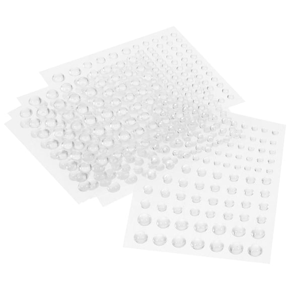 GOOHOCHY Clear Dewdrop DIY Water Droplet Patches Acrylic Stickers for Home Decor and Crafts Transparent 8 Sheets