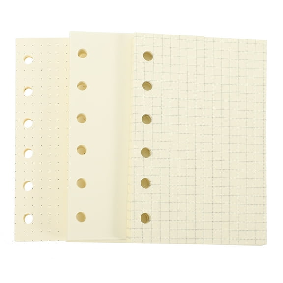 REACHISE A7 Refill Paper 3 Pack for 6 Hole Binder