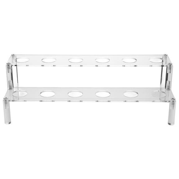 REACHISE Acrylic Ice Cream Cone Holder 12-Holes Ice Cream Sushi Roll Display Holder Stand