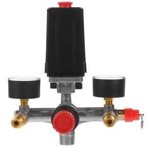 FUEENIRVA Industrial Use Pressure Reducing with Barometers Black 1Set