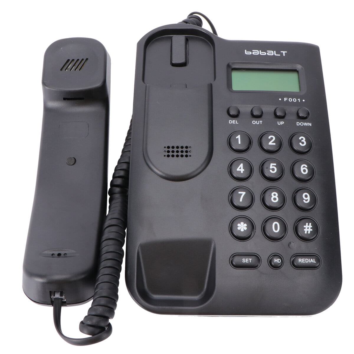 Headset For Desk Phone Dial Key Pad Corded Telephone With Headset