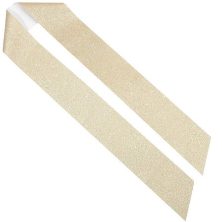 REACHISE Blank Glitter Sash Diy Sash Decoration Cloth Sash Beauty Pageant Sashes for Wedding Grad Party