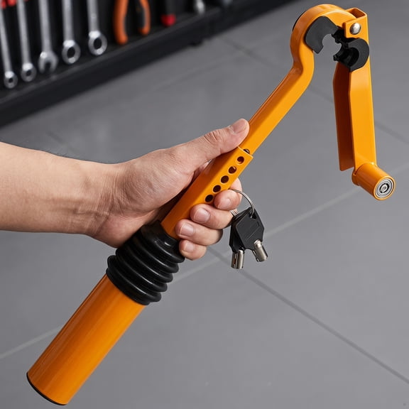 REACHISE Car Steering Wheel Lock Anti-Theft Security Device for Vehicle and Theft Prevention