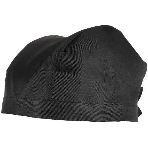 REACHISE Chef Hat Headwear for Service Kitchen Restaurant (Black)