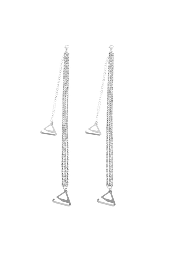 REACHISE Clear Rhinestone Bra Straps with Anti- Design - Invisible, Comfortable and Replacement Straps