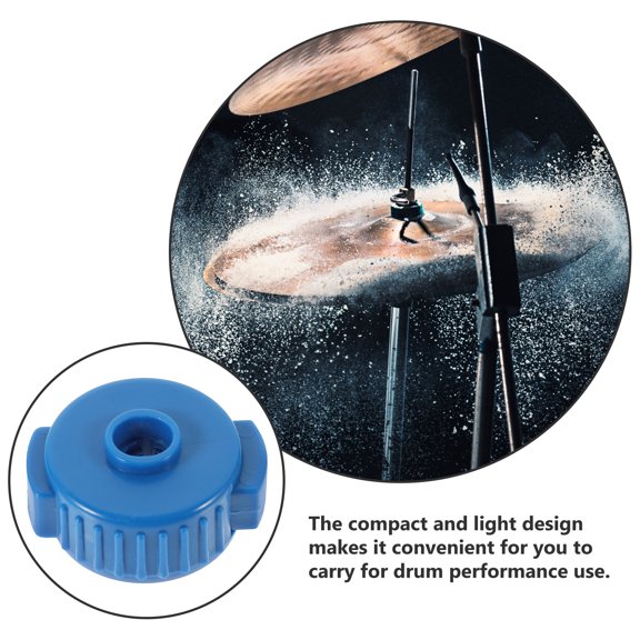 REACHISE 5-Piece Drum Pad Stand Accessories Set with Cymbal Quick Release Caps and Nut for Drum Kit