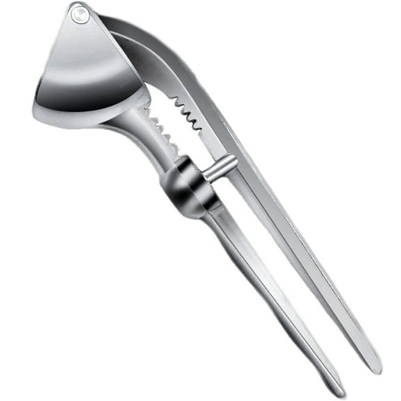 REACHISE Garlic Mincer Crusher Presser Metal Rocker Grinder Squeezer Puree Masher