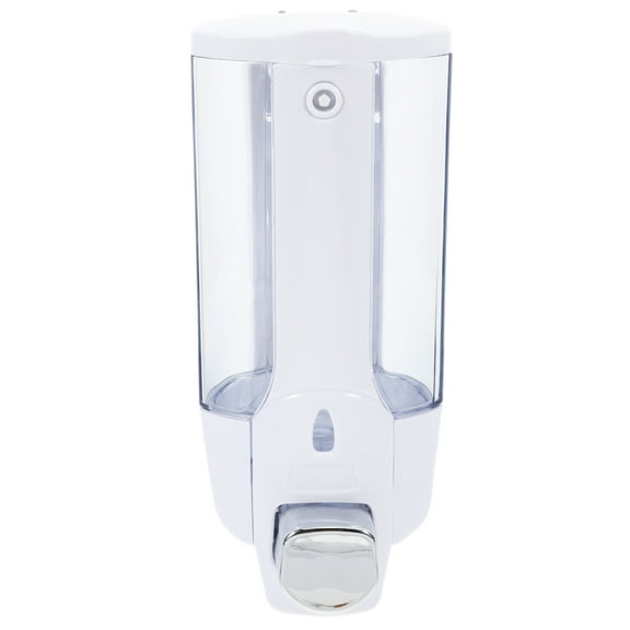 REACHISE Hand Foaming Soap Dispenser Plastic Wall Mounted Liquid Soap Dispenser Pump for Bathroom Shower Bath Kitchen Sink(Single )