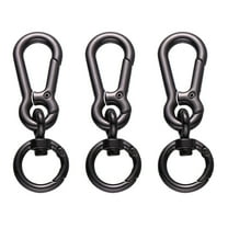 REACHISE Leash Snap Hooks, 3pcs Black