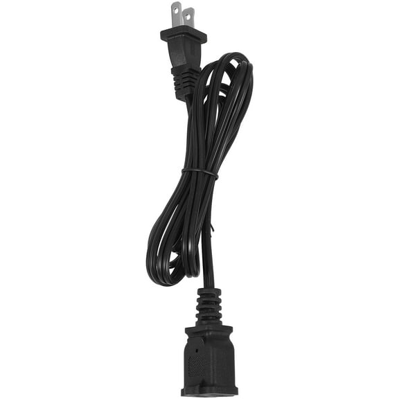 REACHISE 2-Prong Power Extension Cord Replacement Cable with US Plug, and Power Extension Cable