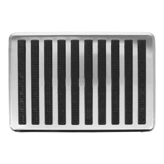 REACHISE Stainless Steel Brake Plate Car Interior Floor Mat Foot Heel Pedal Brake Pedal