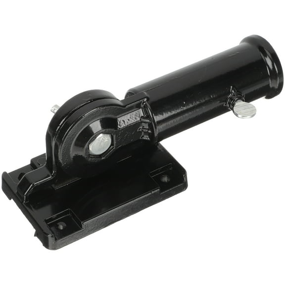 REACHISE Wall-mounted Flagpole Base Flagpole Display Holder Adjustable Flag Pole Bracket Black