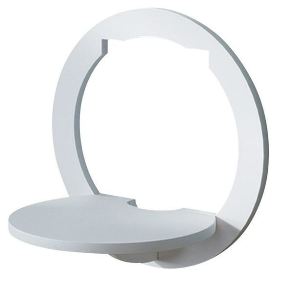 REACHISE White Floating Wall Shelf for Home Decor & Picture Frames