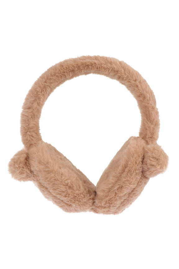 Winter Ear Headband Bear: Plush Furry Ear Covers for Cold Weather