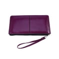 thumbnail image 1 of REACHISE Women Wallet Zipper Buckle Clutch Purse Mobile Handbag Holder High Capacity Envelope Bag (Purple), 1 of 8