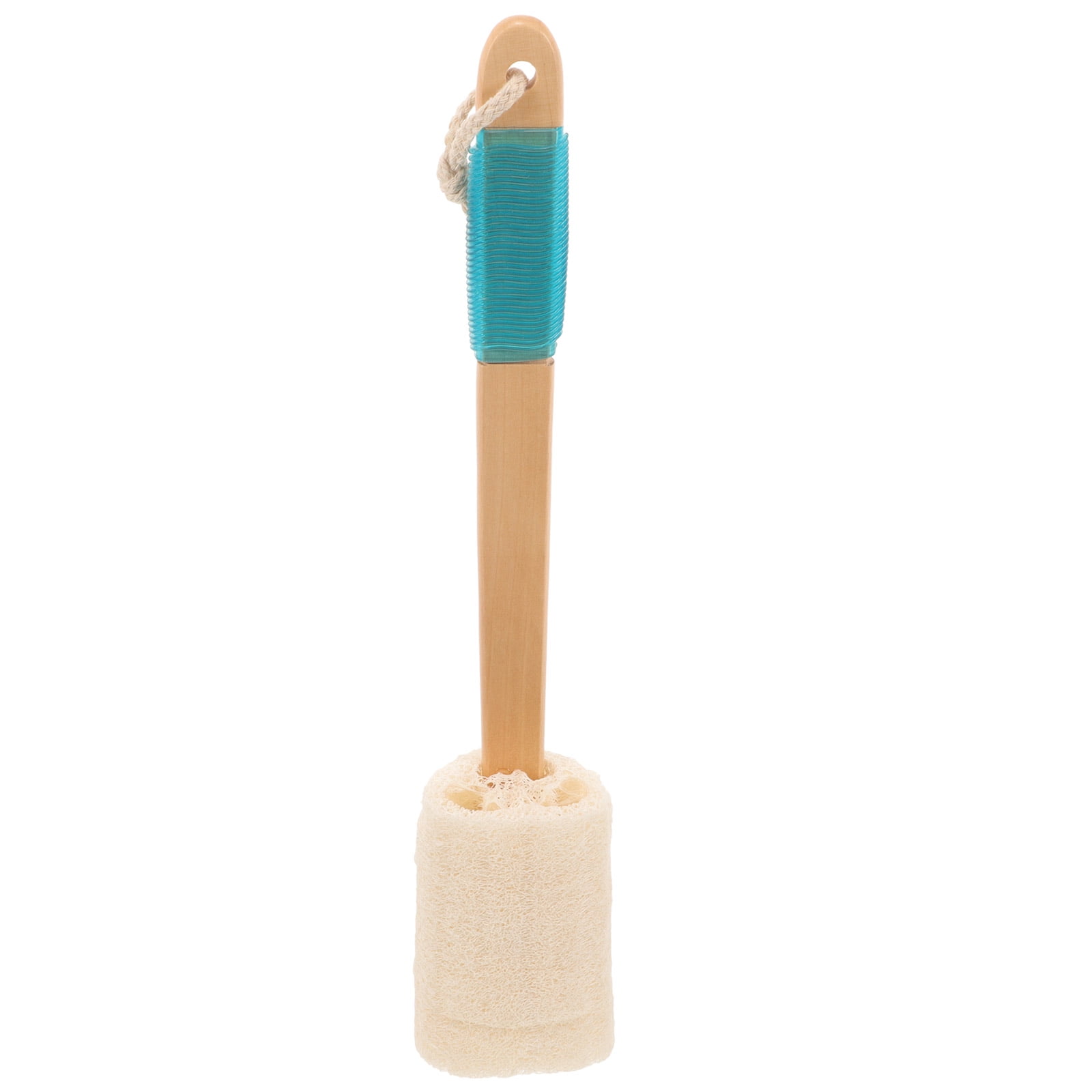 REACHISE Wooden Handheld Bath Brush Skin Scrubber Loofah Sponge ...
