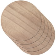 REACHISE Yardwe 5pcs Natural Wood Slices DIY Crafts Kit