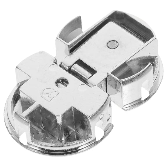 FUEENIRVA Dinner Table Hinge Silver Zinc Alloy 1Pcs 2.2X1.4X0.6In