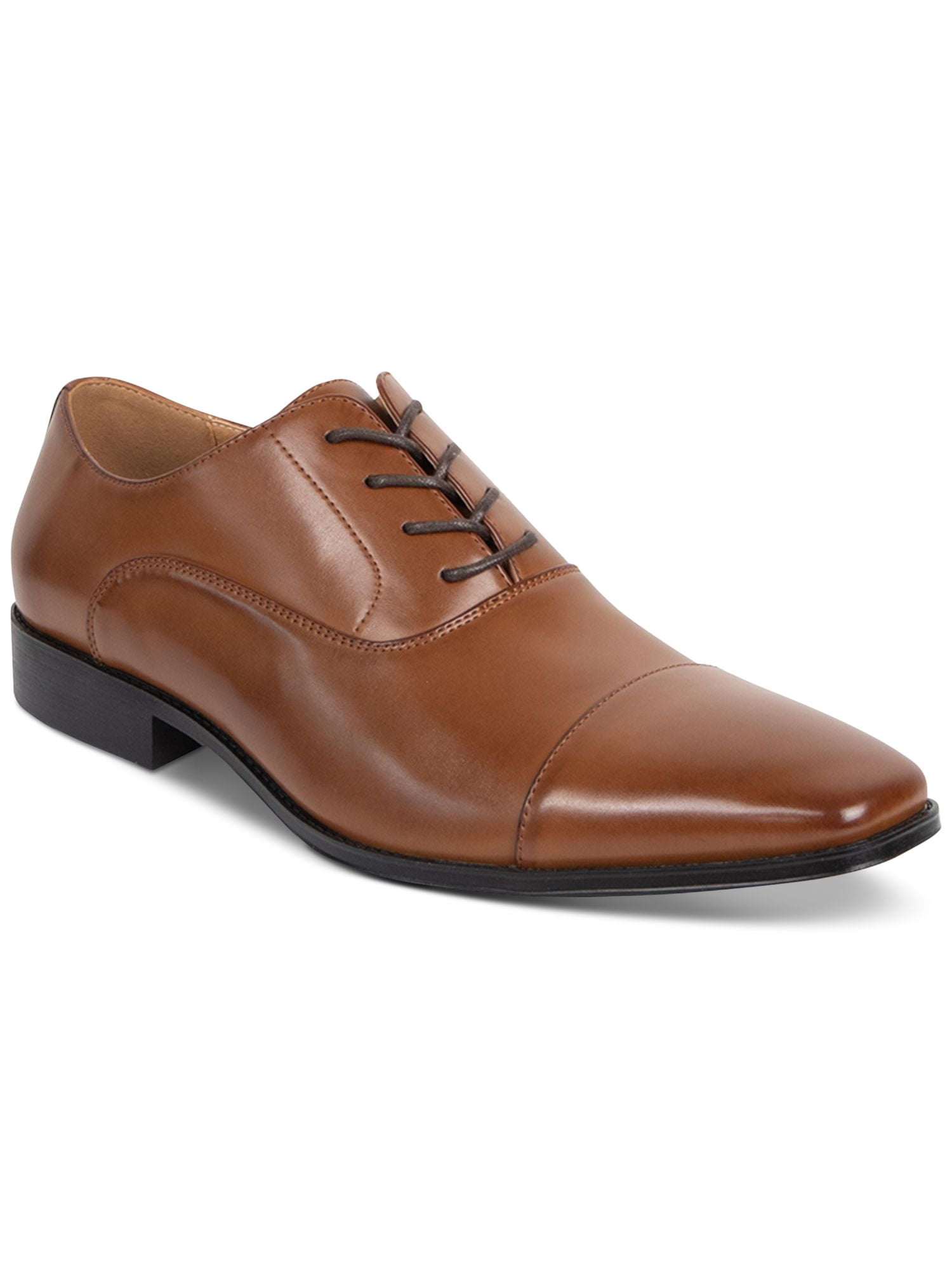 REACTION KENNETH COLE Mens Brown Padded Cap Toe Block Heel  display picture 1