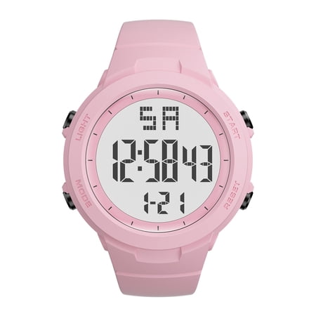 READ Digital Sports Watch, Electronic Waterproof Watch, with Alarm Clock, Calendar, Date Stopwatch, LED Backlight, Outdoor Sports Leisure Watch