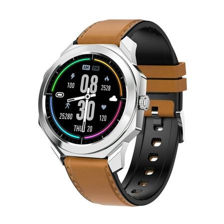 READ Smartwatch, 1.3 Inch Touchscreen Fitness Wristwatch, Fitness Tracker with Heart Rate Monitor, with Pedometer, Sleep Monitor, Stopwatch IP68 Waterproof Watch, for iOS and Android