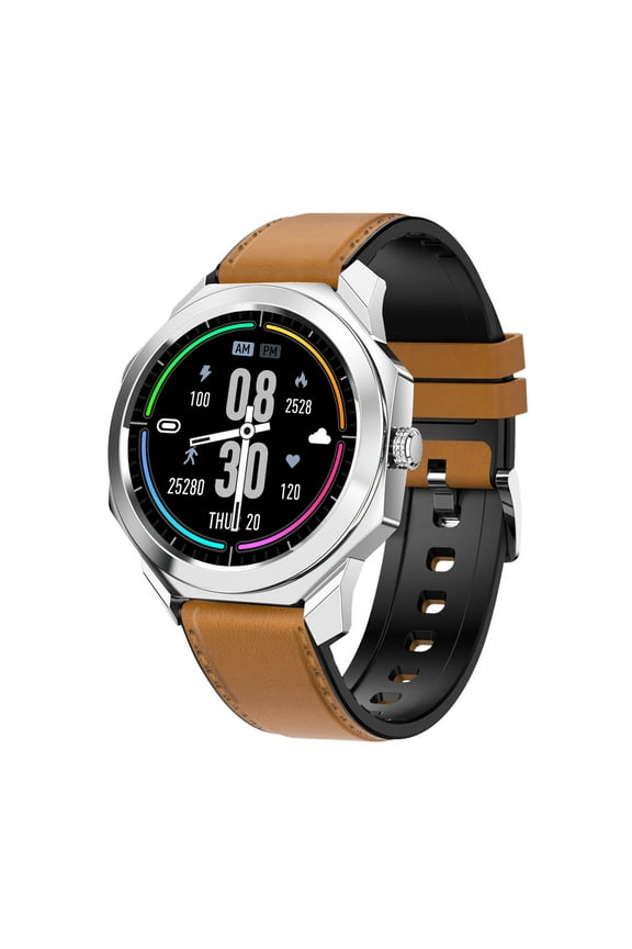 Smartwatch, 1.3 Inch Touchscreen Fitness Wristwatch, Fitness Tracker with Heart Rate Monitor, with Pedometer, Sleep Monitor, Stopwatch IP68 Waterproof Watch, for iOS and Android