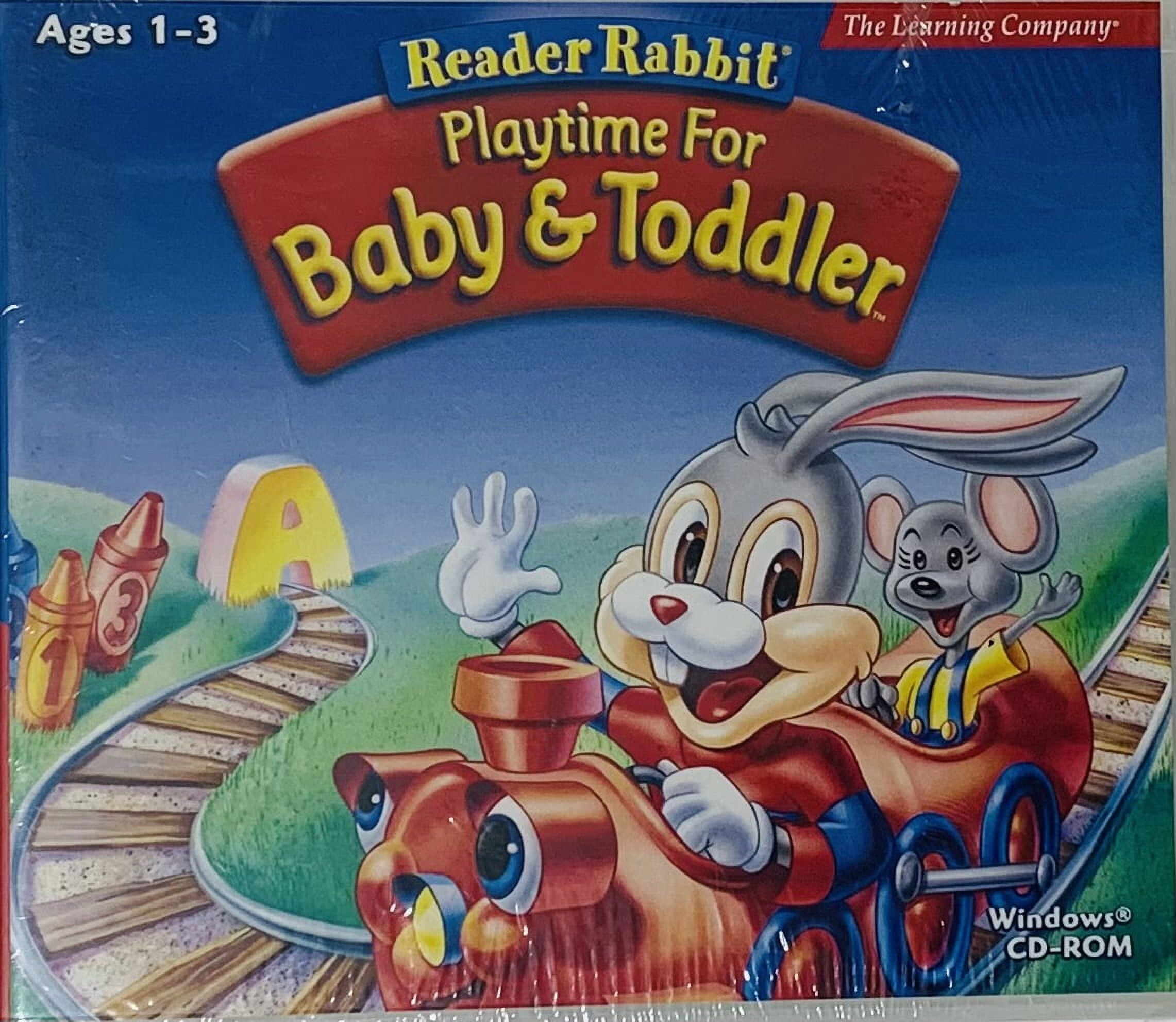 READER RABBIT PLAYTIME FOR BABY & TODDLER for Ages 13 CDROM
