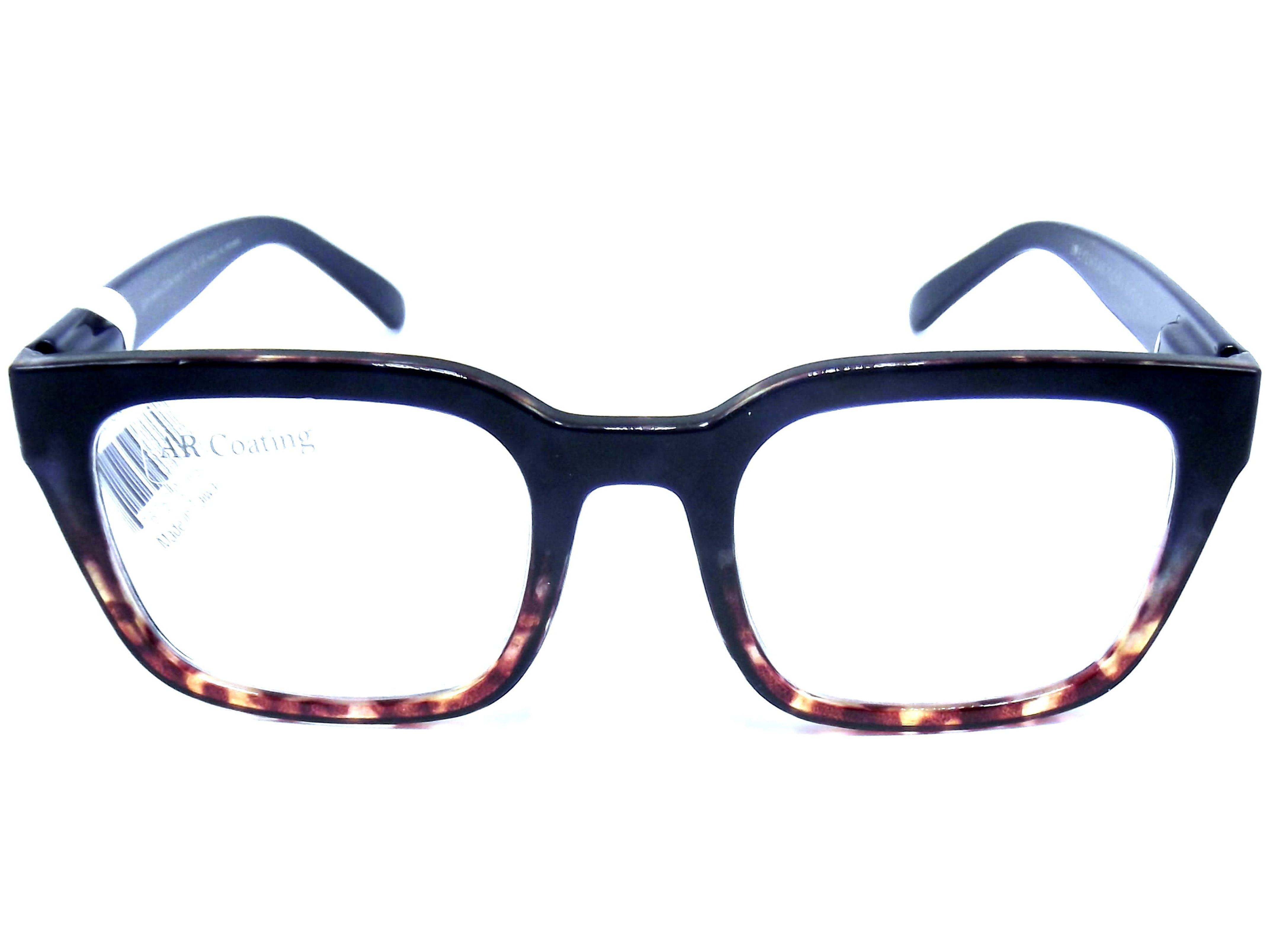 READING GLASSES +1.75 Fashionable Plastic Women Designer Style Ladies EYEGLASSES Blue to Tort