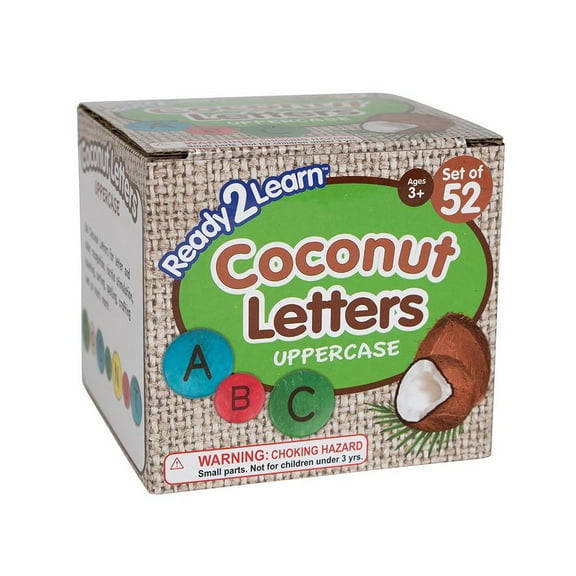 READY 2 LEARN Coconut Letters - Uppercase - Set of 52