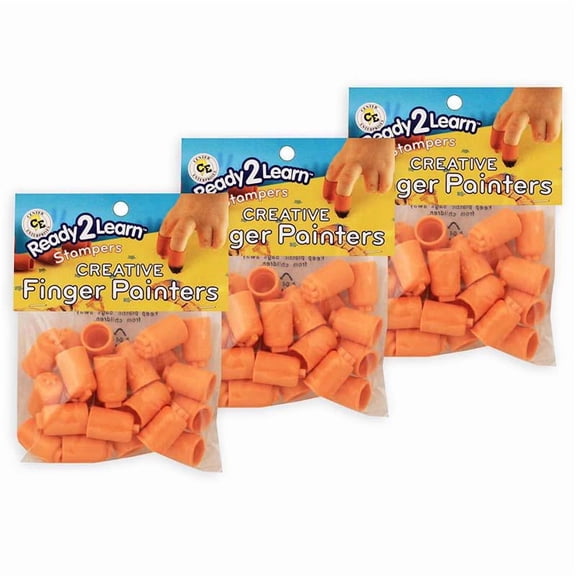 Ready2learn Finger Painter Stamps, 24 Per Pack, 3 Pack