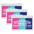 thumbnail image 1 of READY 2 LEARN Washable Stamp Pad 3-in-1 - Electric - Pink, Purple & Turquoise - Pack of 3, 1 of 4