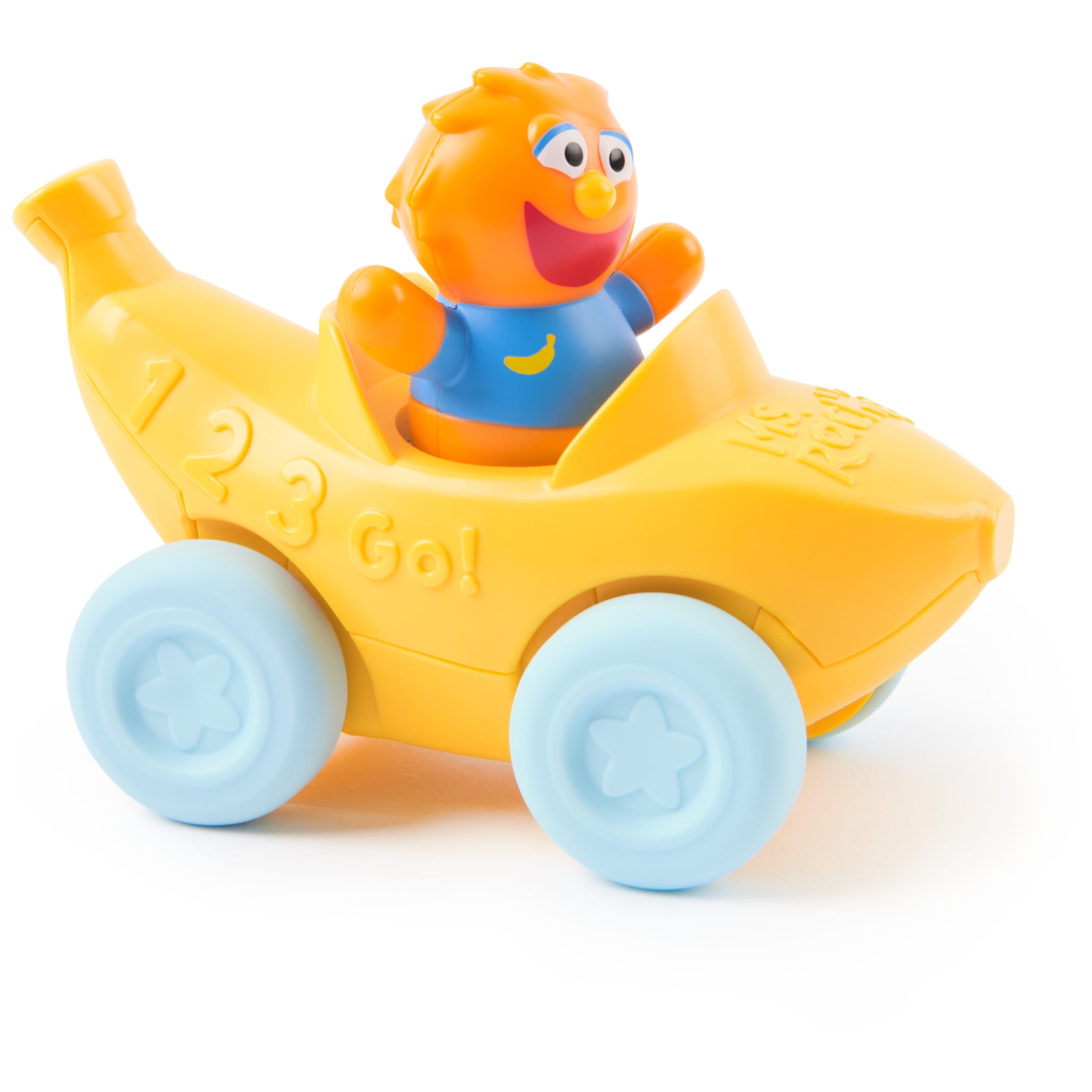 Ms. Rachel, Herbie’s 1-2-3 Roll! Vehicle with Click-in Figure & Pull Back Action