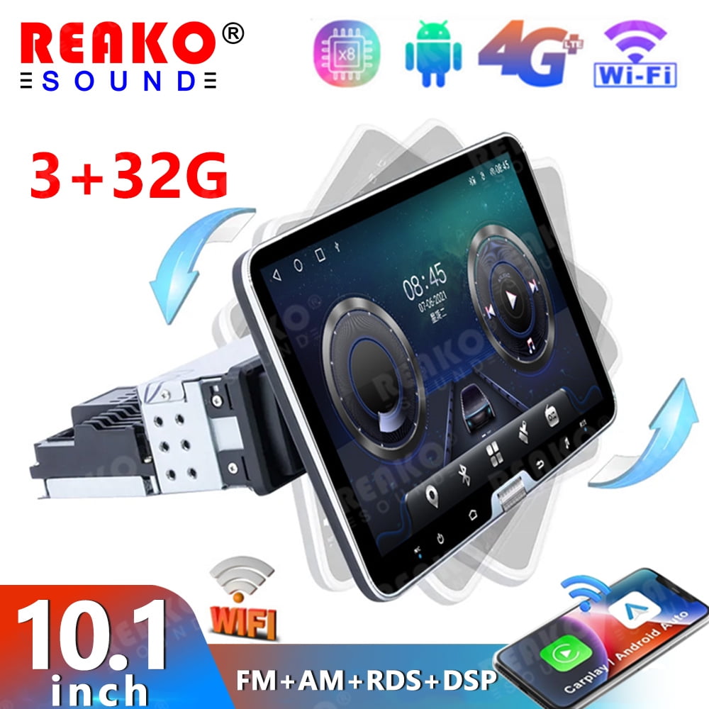 REAKOSOUND 1din 10 inch Car Radio Multimedia Player Car Stereo Touch