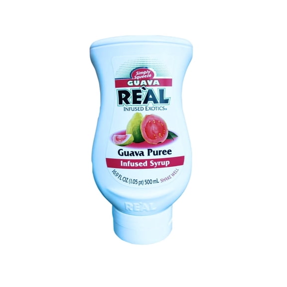REAL Guava Puree Infused Syrup, 16.9 Fl Oz