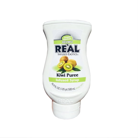 REAL Infused Exotics Kiwi Puree Infused Syrup 16.9 Fl Oz