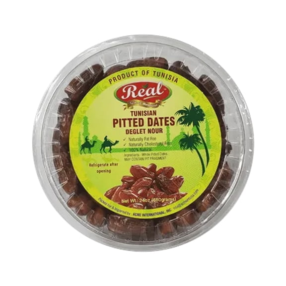 REAL PITTED DATES 24 OZ