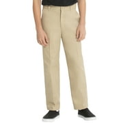 REAL SCHOOL Boys Flat Front Pants School Uniform Approved