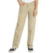 CLASSROOM Real School Girls School Uniform Flat Front Low Rise Pants, Sizes 4-16 & Plus