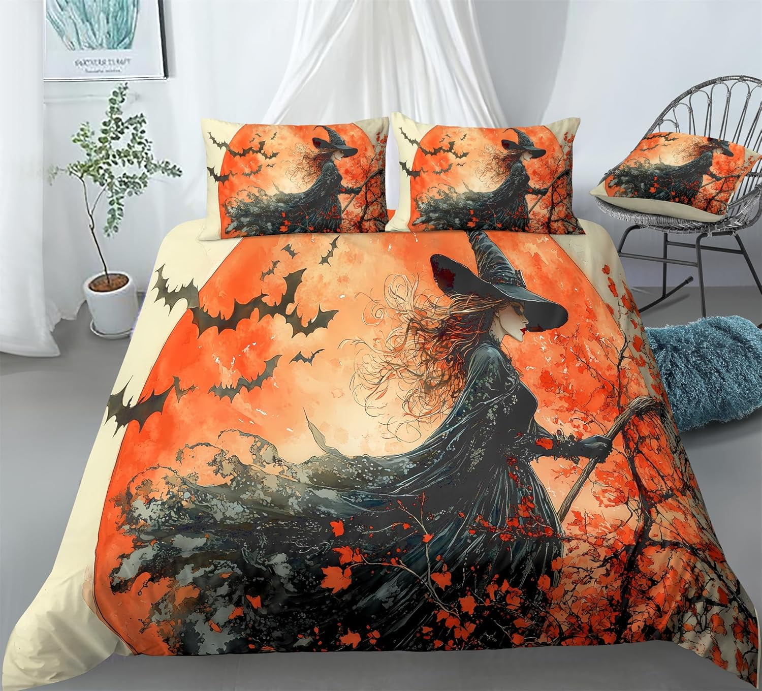 Custom Personalized Witch Quilt Bed Sets - Gift Idea For Witch Lovers - Only Good May Enter Here main image 1