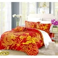 thumbnail image 1 of REALIN Traditional Dragon and Phoenix Duvet Cover Set Chinese Style Bedding Auspicious Bed Sets 2/3/4PCS Quilt Covers/Sheets/Pillow Shams,Twin/Full/Queen/King, 1 of 6