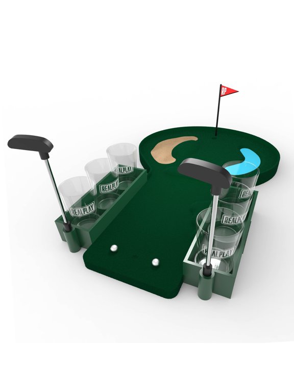 Putt Shots Mini Golf Drinking Game Tabletop Golf Game for Parties, Game Nights & Bachelor Events