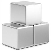 REALTH Square Magnets Neodymium Strong Rare Earth Magnets Heavy Duty for Holding Hanging Fridge Office Project Warehouse 3 Pack (MCB1503)