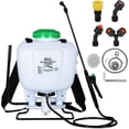 thumbnail image 1 of Portable Backpack Sprayer 4 Gallon Capacity, Adjustable Nozzles & Pressure Release Valve, Comfortable Padded Straps for Lawn & Garden Use, 1 of 7