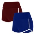 thumbnail image 1 of REALiKUN 2 Pack Booty Shorts for Women High Waisted Workout Shorts Casual Butter Soft Biker Shorts with Pockets, 1 of 7
